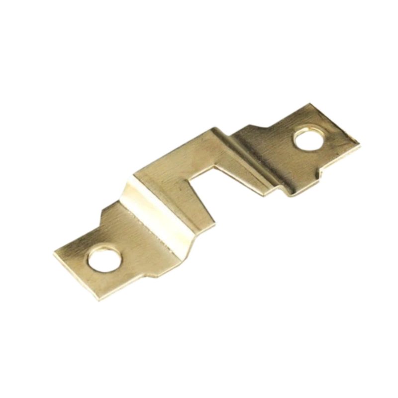 Gold Horizontal Concealed Picture Hanger 48 mm long 15 mm wide 0.7 mm gold-tone steel Z-profile bow 5 mm 10 kg rated