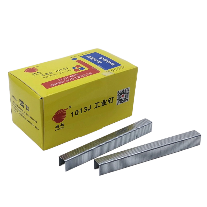 industrial 1013j j-staple 5000pcs deep leg 10mm crown 13mm leg chaoyue yellow