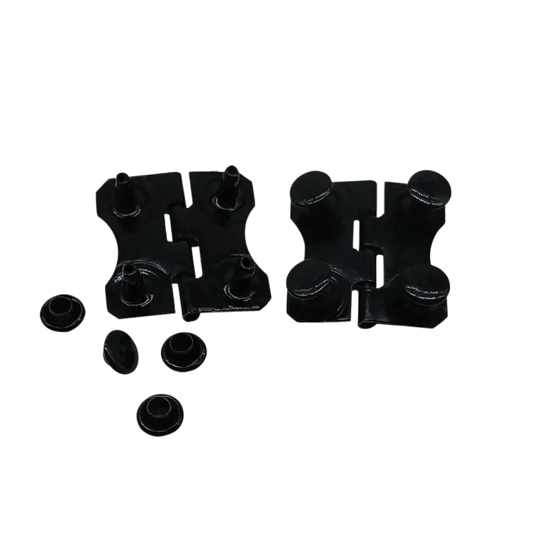 2525 Black Cap Hinge 25x25mm decorative snap cap jewelry box hardware