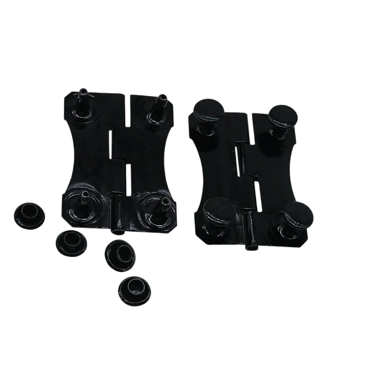 2535 Black Cap Hinge 25x35mm rectangular decorative snap cap storage box hardware