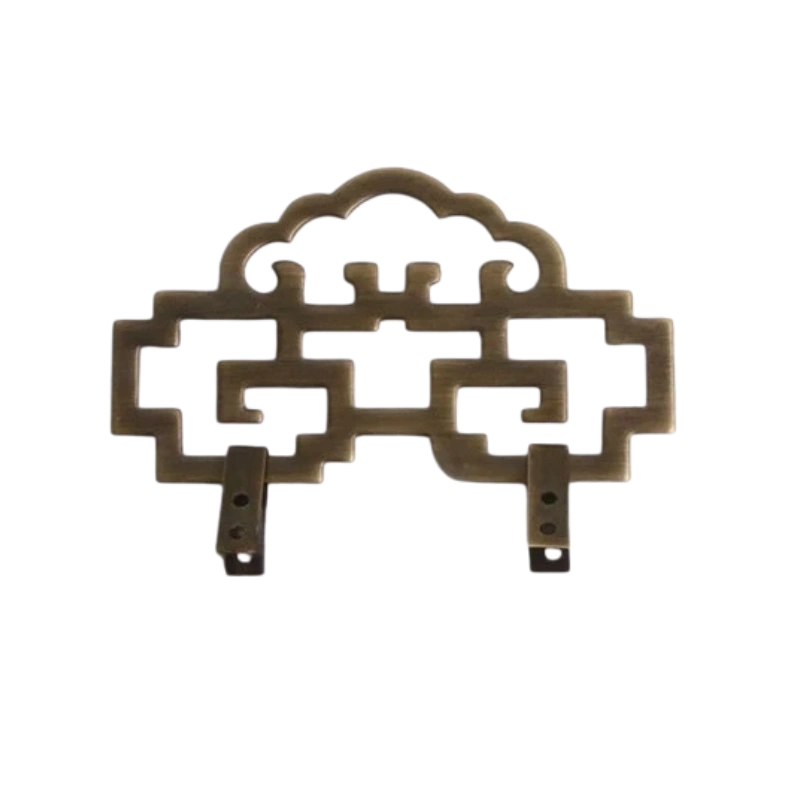 Extra Large Antique Bronze Cloud Picture Hanging Hook X10 – 11cm wide