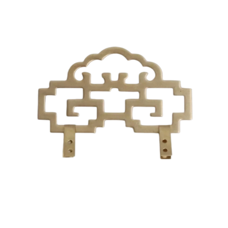 Extra Large Brass Cloud Picture Hook Heavy Duty X09 – 11cm wide