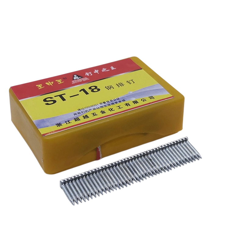 st-18 steel row nail pneumatic pin 2.3mm dia 17.4mm length 6.3mm head 400pcs box