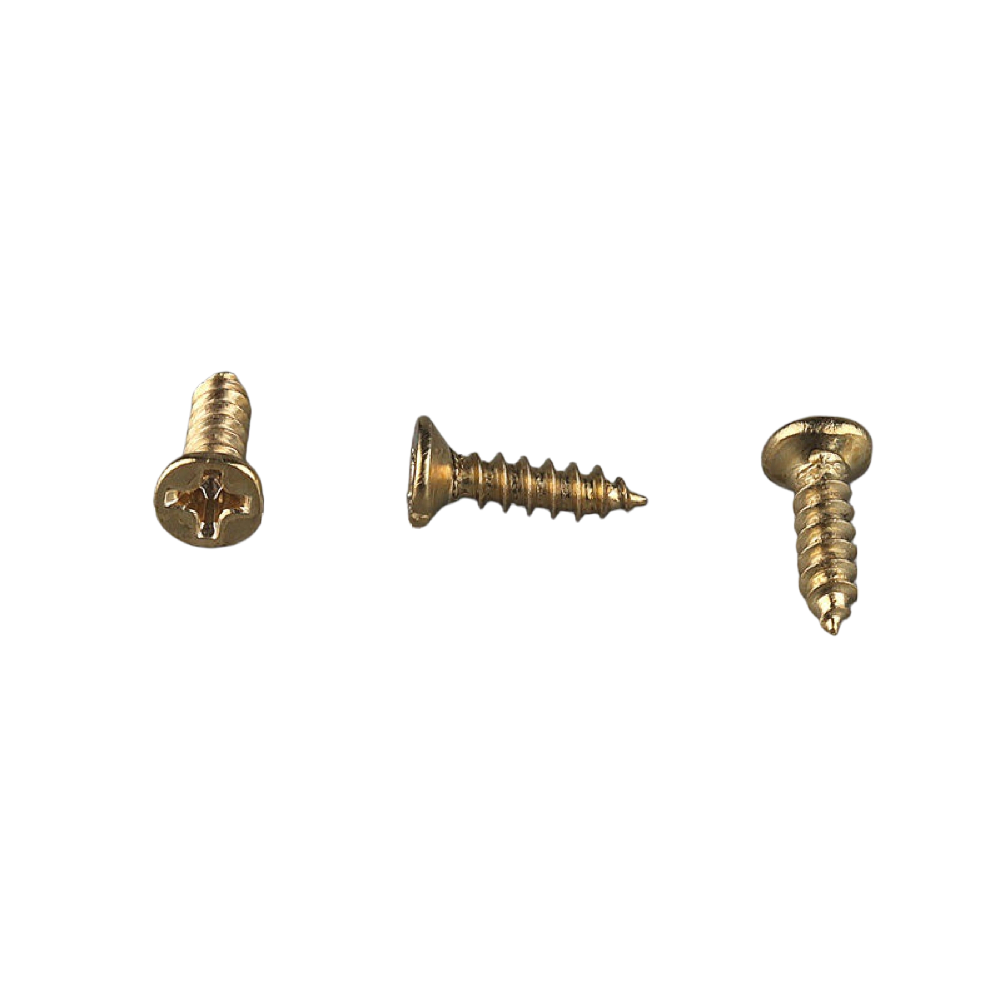 Gold Flat Head Self-Tapping Screw 3x12mm longest gold flat-head for thick premium gold picture frame