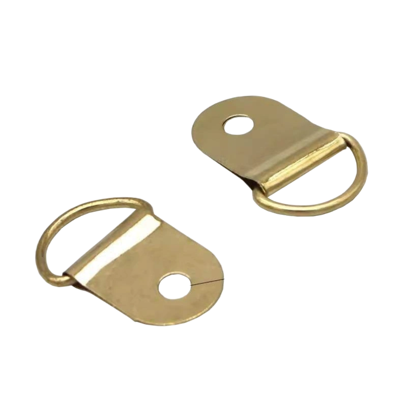 Gold Large Semicircle D-Ring Picture Hanger K04 – 32mm