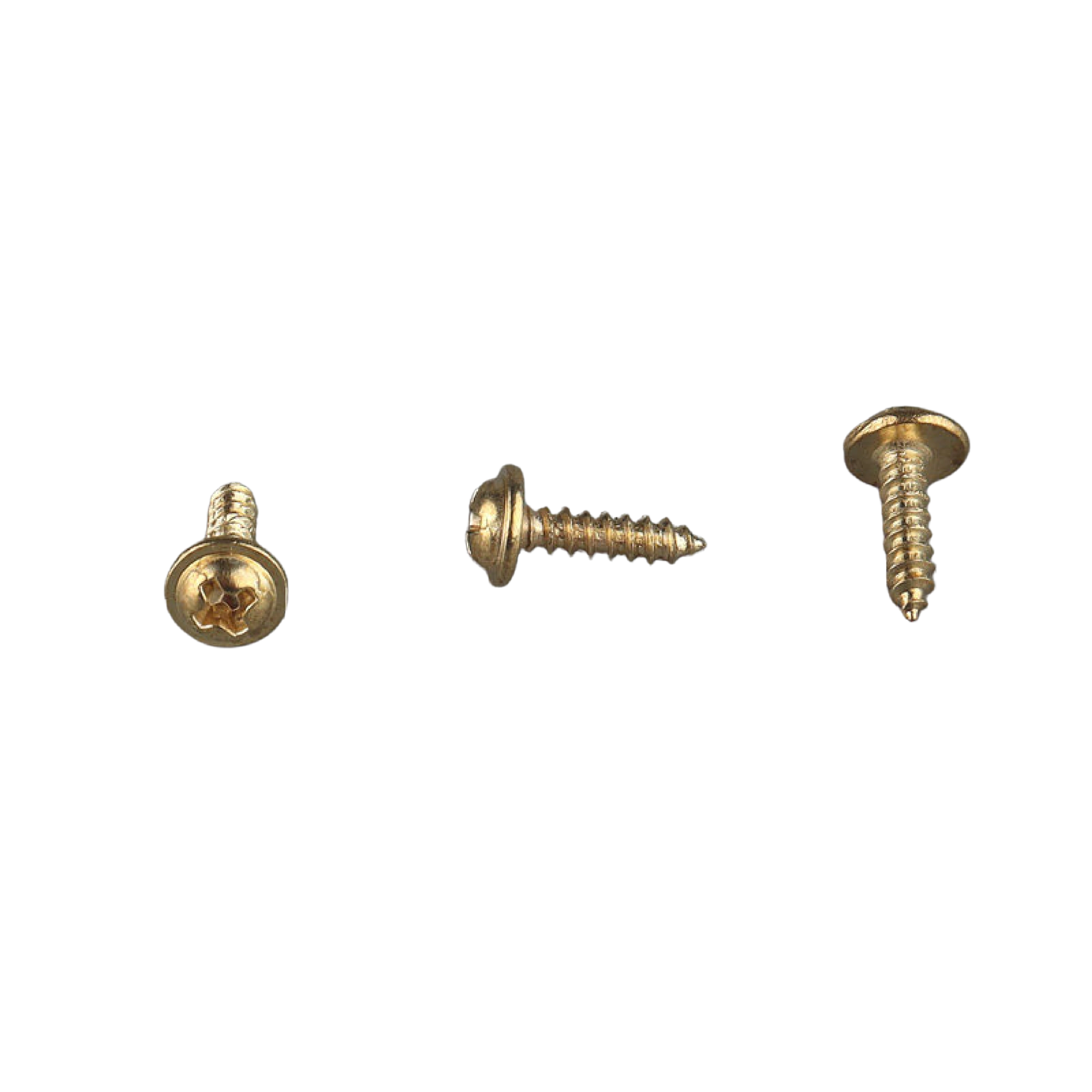 Gold Washer Head Self-Tapping Screw 3x12mm for thick wood picture frame moulding