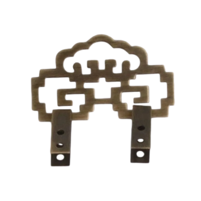 Small Antique Bronze Cloud Hook for Pictures X04 – 6cm wide