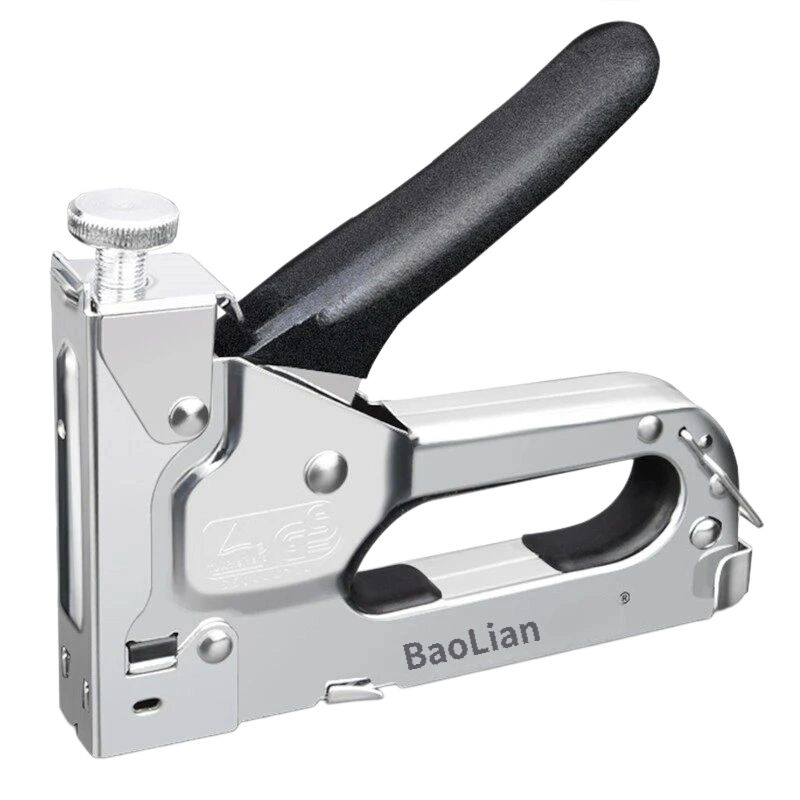Professional 3-Way Staple Gun G03 high-grade hand section with shockproof pad.