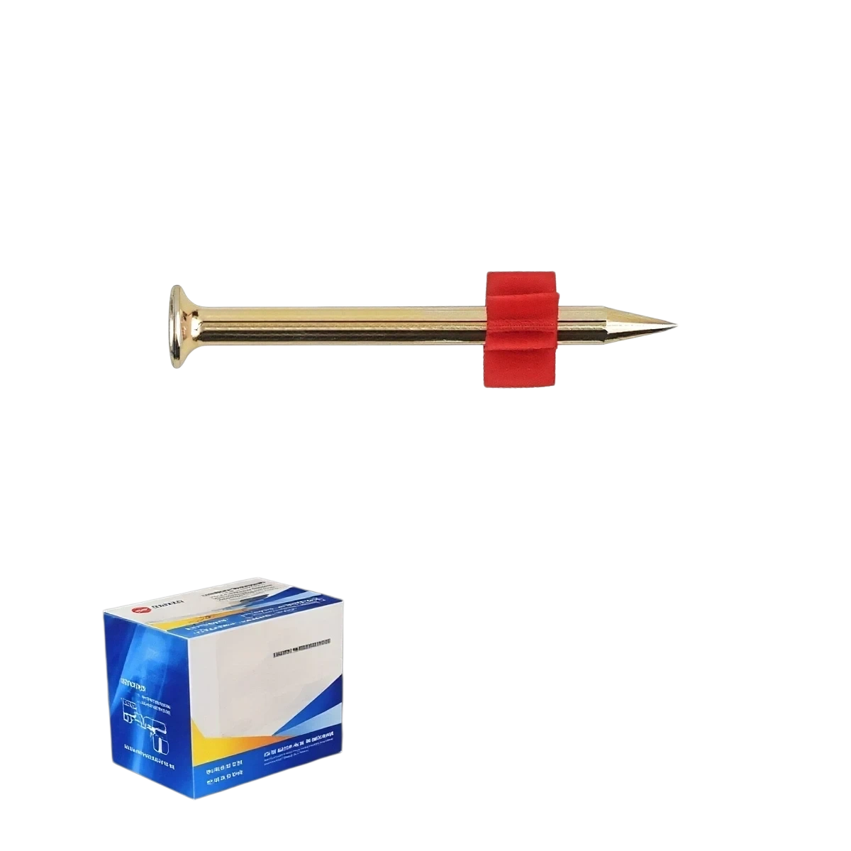 40mm Powder Actuated Fastener Nail (W02) — 40mm hardened steel