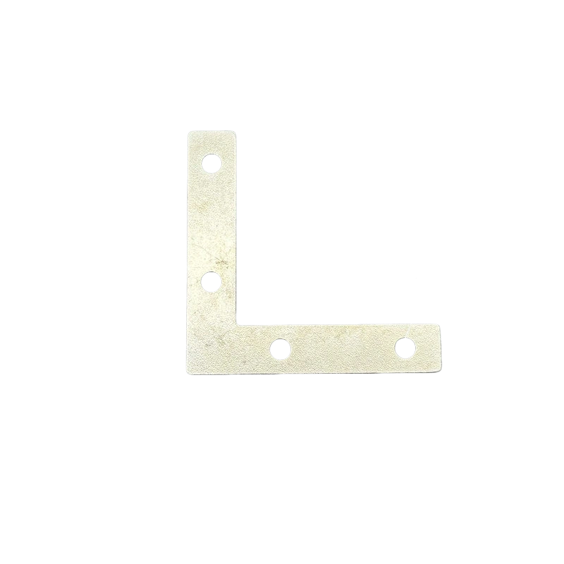 Silver Four-Hole Large L-Bracket Corner Brace 50mm L37 – 0.6mm