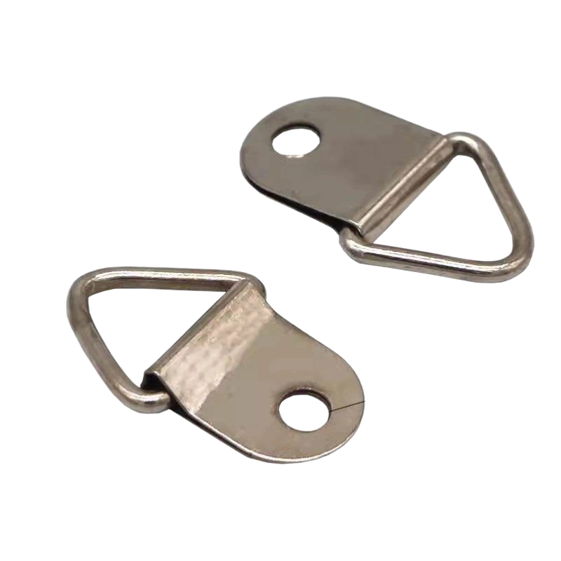 Silver Medium Triangle D-Ring Picture Hanger K18 β 22mm