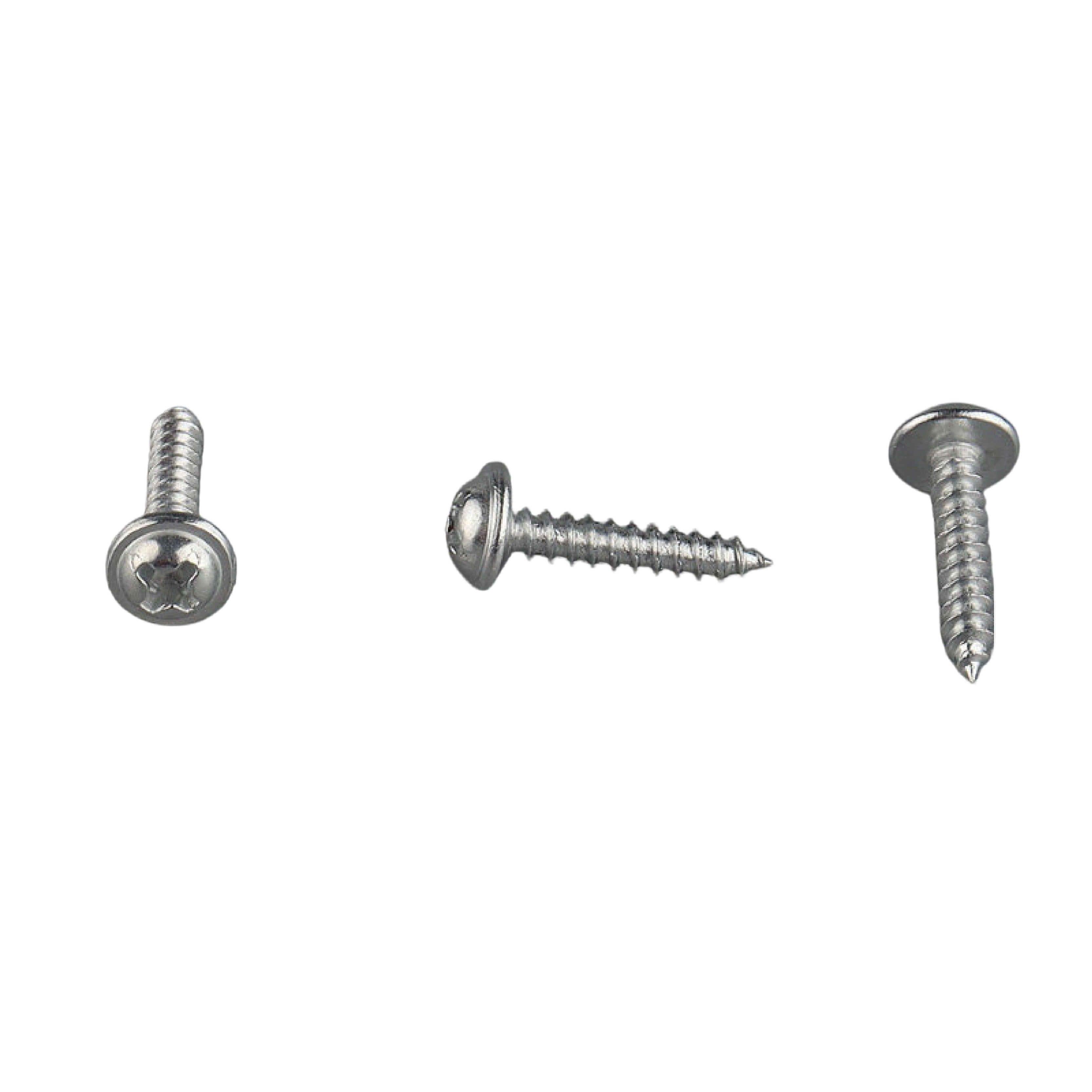Silver Washer Head Self-Tapping Screw 3x16mm longest silver series for gallery-depth hardwood frames