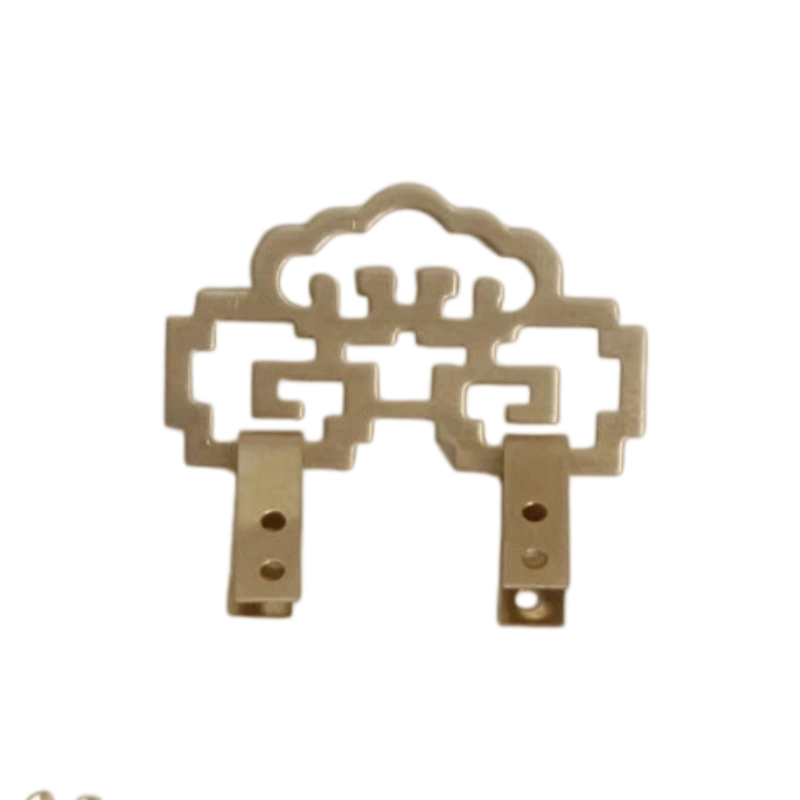 Small Cloud Lattice Brass Picture Hook X03 – 6cm wide