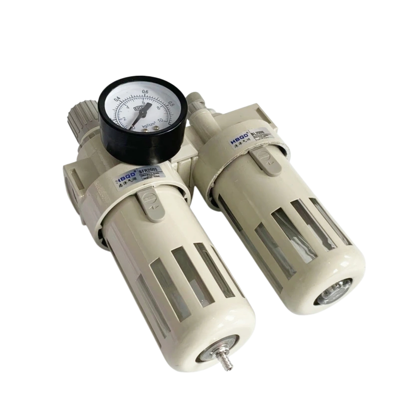 oil water separator FRL unit CNC corner nailer HBQD BFR2000 BL2000 filter regulator lubricator combination compressed air