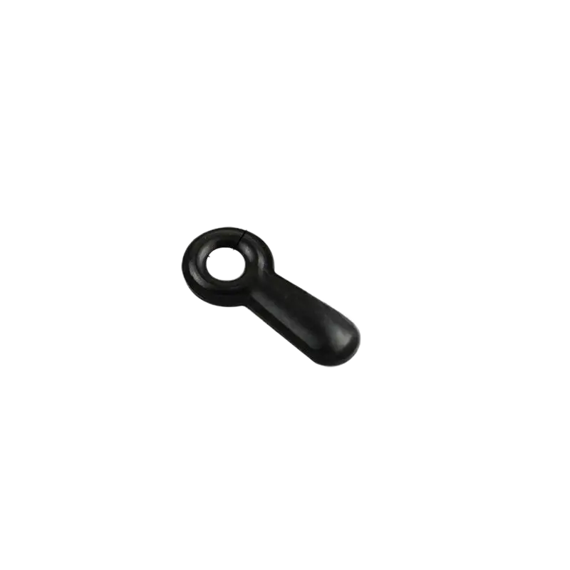 Large Embossed Turn Button Clip Black 19.5mm 3mm hole embossed grip U15