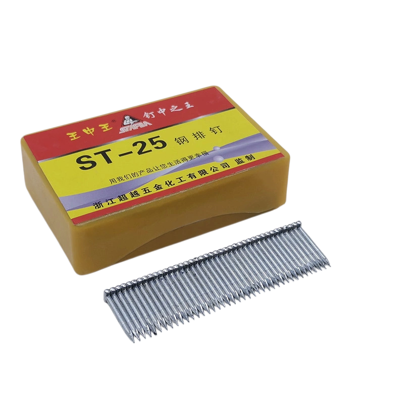 st-25 steel row nail heavy frame pin 2.3mm dia 24.1mm length 6.3mm head 400pcs box